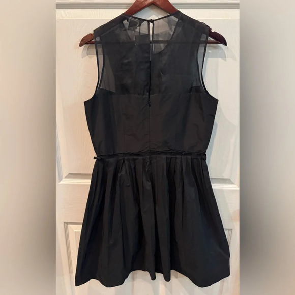 NWT Black Club Monaco Fit and Flare Black Dress Size 8 - Picture 2 of 10